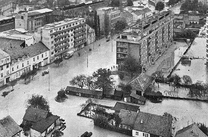 Poplava 1964. - Savska cesta kod Drvodjeljske škole