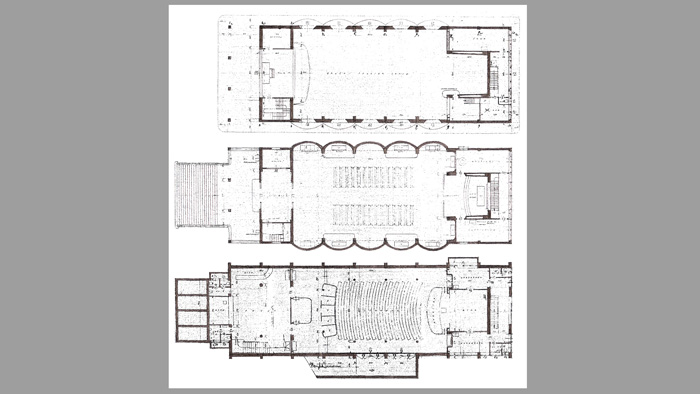 Dio nacrta crkve Sv. Marka Križevčanina na Selskoj cesti – Državni arhiv [KK 2014.]