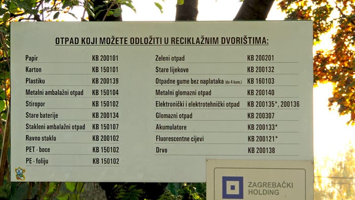Opis djelatnosti reciklažnog dvorišta "Zagrebačkog holdinga" u Zagorskoj ulici [GP 2016.]